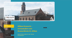 Desktop Screenshot of kilian-konzerte.de